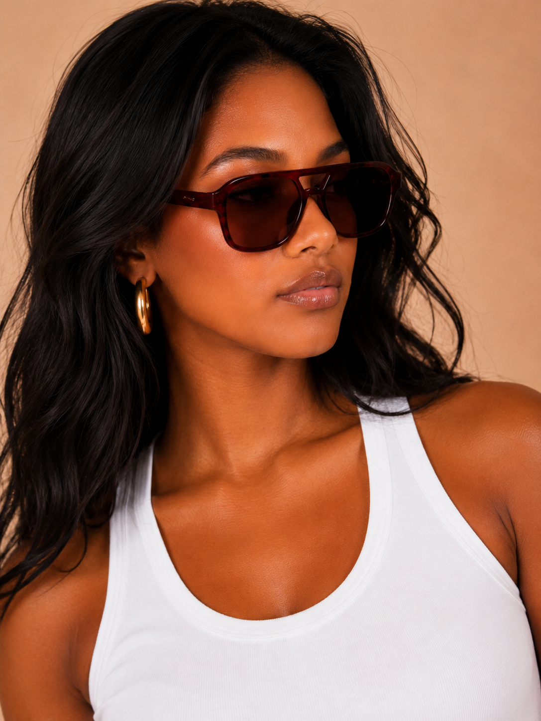 J's Sunglasses- Maroon