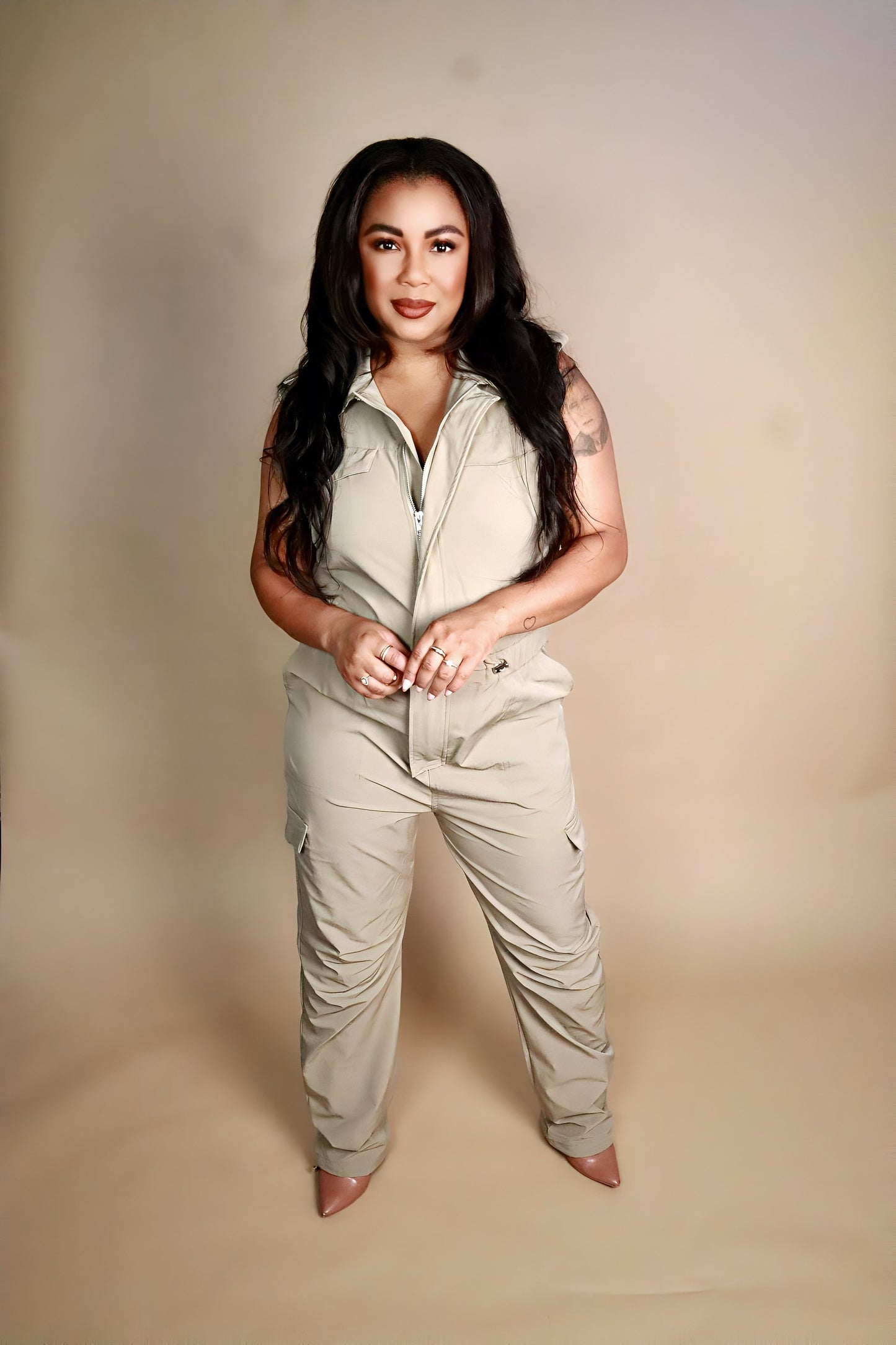 Safari Cargo Jumpsuit