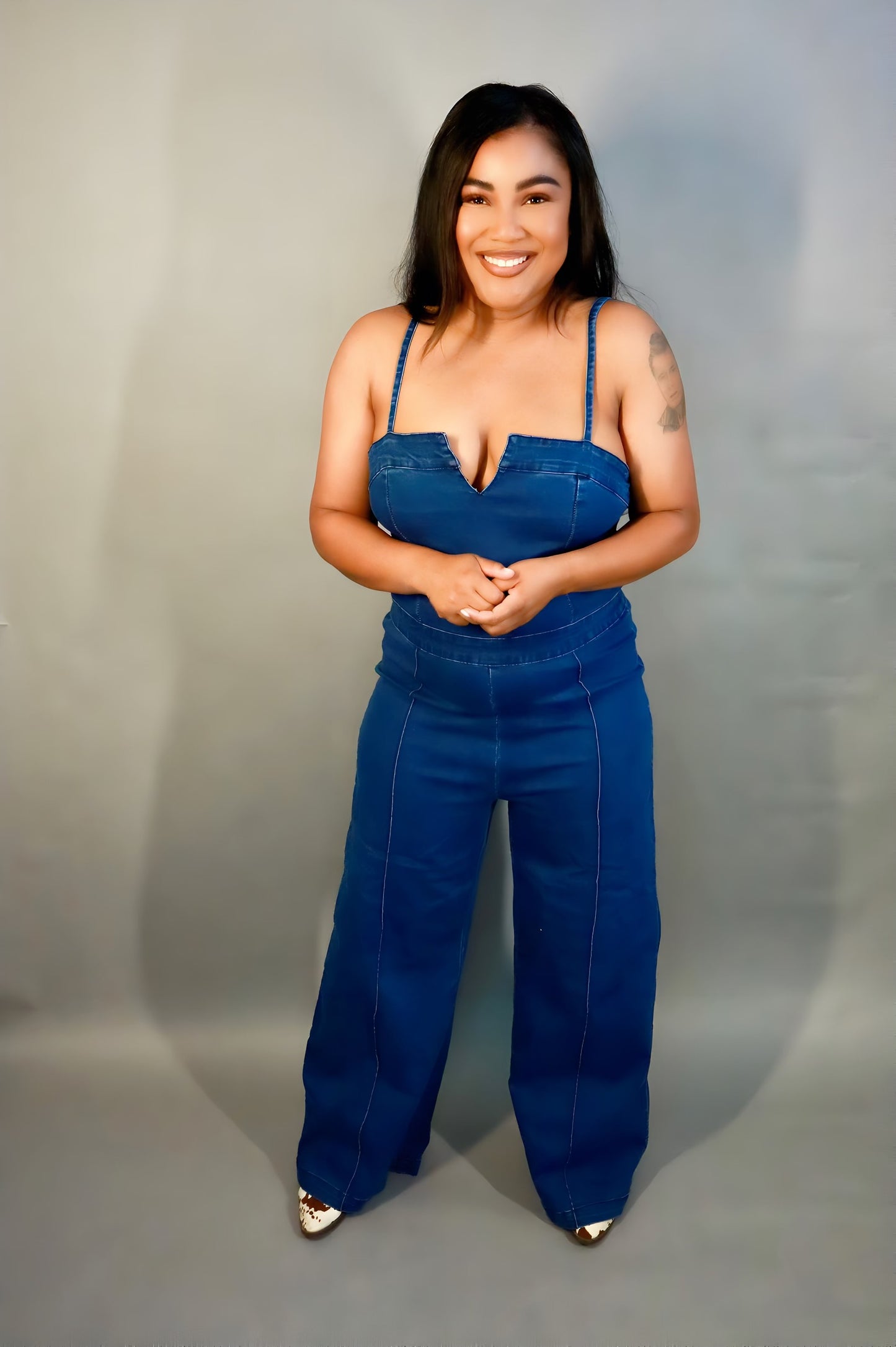 Denim jumpsuit