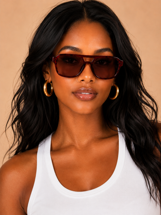 J's Sunglasses- Maroon